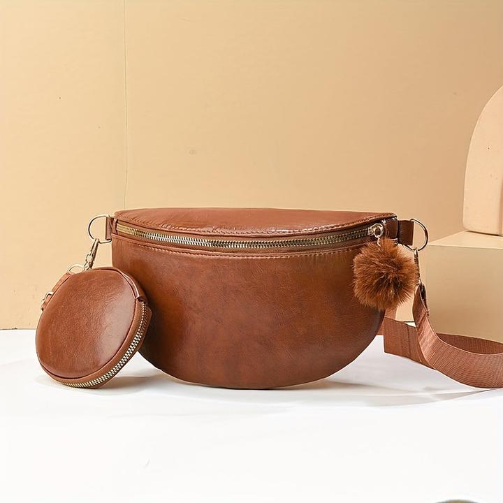 Immagine prodotto Only-Bags.Store Borsa alla moda con cintura in pelle PU - Borsa sportiva a tracolla singola con petto strappato