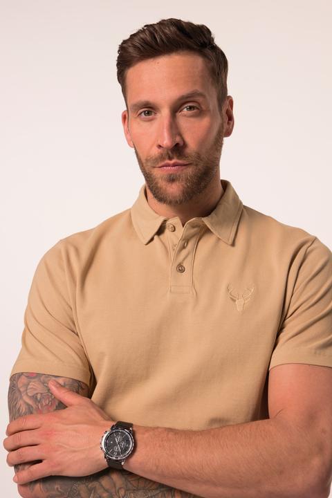 Produktbild JP1880 Poloshirt, Tracht, Halbarm, Piqué, Trachten-Stickerei (XXL)