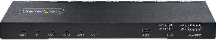 Produktbild StarTech .com 4-Port HDMI Splitter, 4K 60Hz HDMI 2.0 Video, 2,50cm (1") 4 Out HDMI Splitter, 4K HDMI Splitter