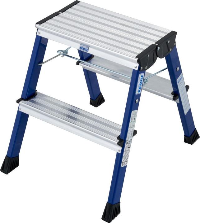 Immagine prodotto Krause Doppio passo pieghevole in alluminio kl (Gradino pieghevole, 40 cm)