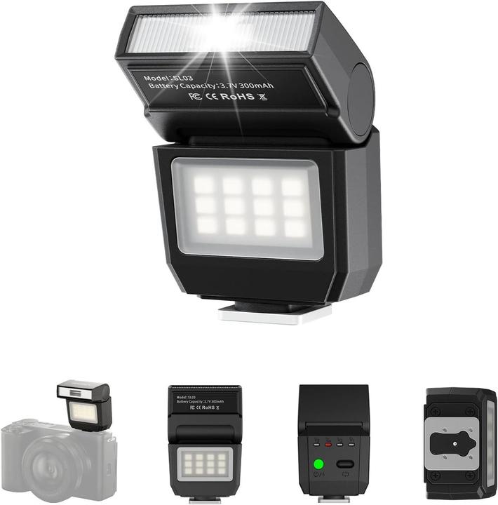 Actual product image Ulanzi SL03 Spark Lite Camera Flash Light(Black) (Universal)