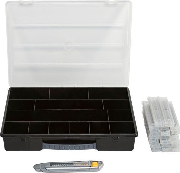 Actual product image Stanley Cutter Interlock 18mm + 200 blades + organiser (Cutters)