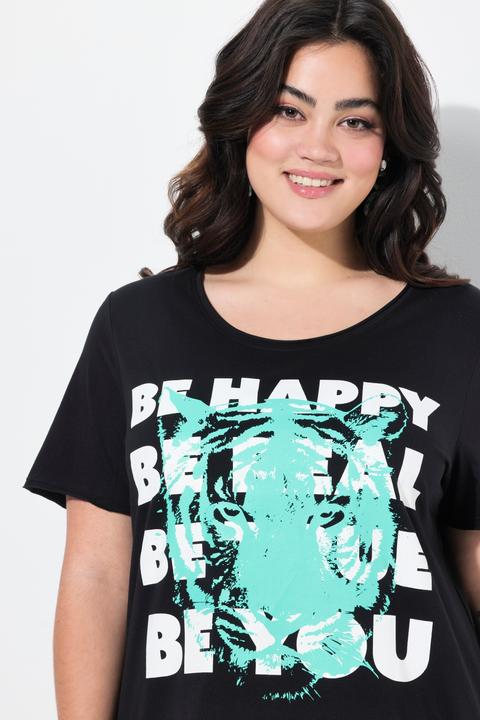 Immagine prodotto Angel of Style T-Shirt, A-Linie, Schriftzug und Tiger (52)