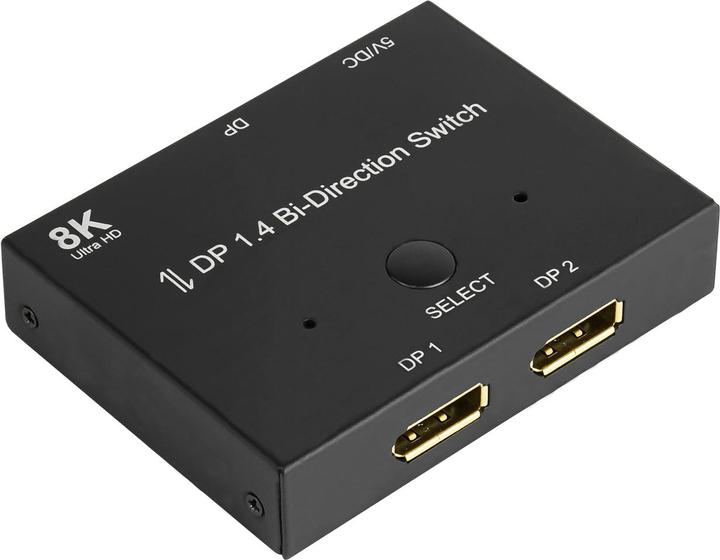 Immagine prodotto Good Connections Switch / Switcher DisplayPort 1.4, 2 vie, bidirezionale, 8K @30Hz