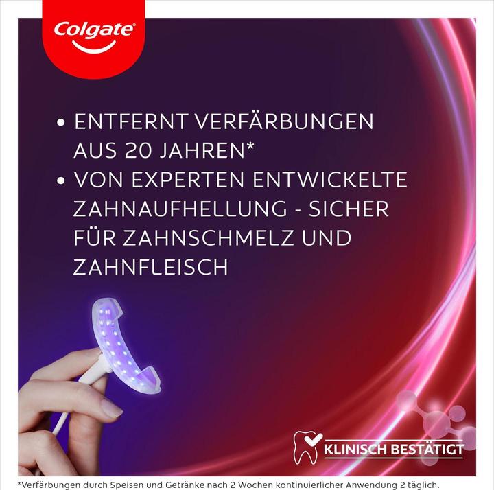 Produktbild Colgate Max White Ultim Whitening Kit (Bleaching LED Licht)