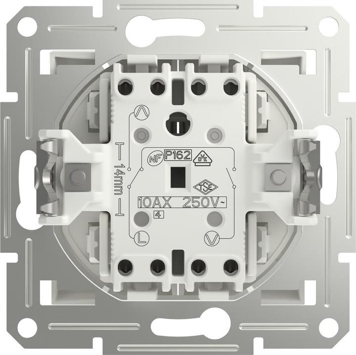 Image du produit Schneider Electric Interrupteur pour volets roulants Asfora Blanc (RAL 9003) EPH1370521D
