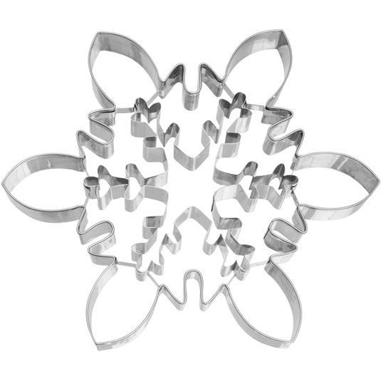 Birkmann Taglierina per biscotti Ice Crystal XXL, Carta da forno, Argento