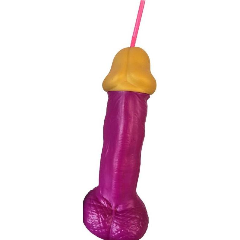 Diablo Picante Vaso Pene PlãStico Fucsia