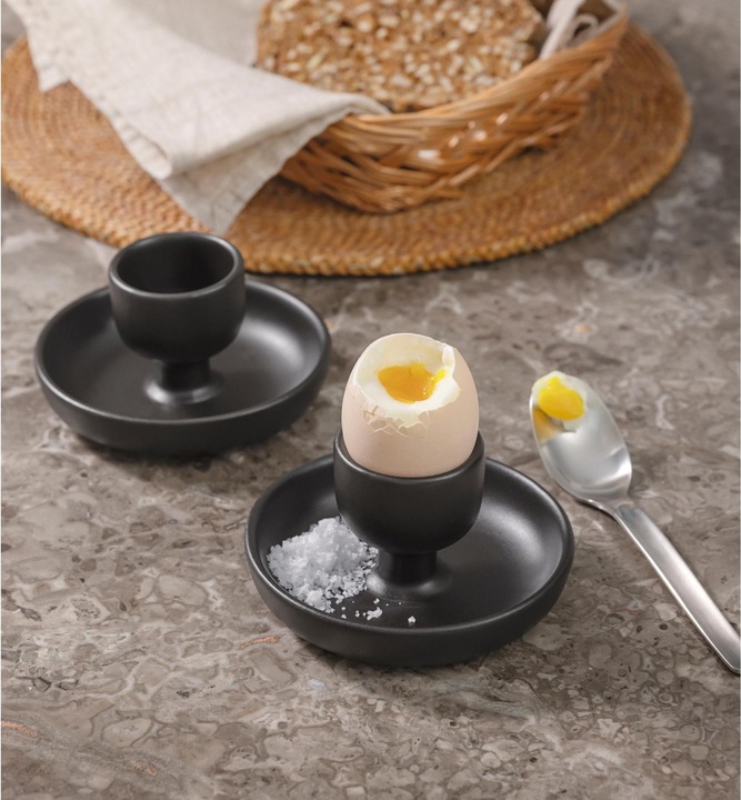 Productafbeelding Eva Solo - Nordic kitchen Eierbecher - Black - 2 St. H6 cm x 11 cm (2 x)