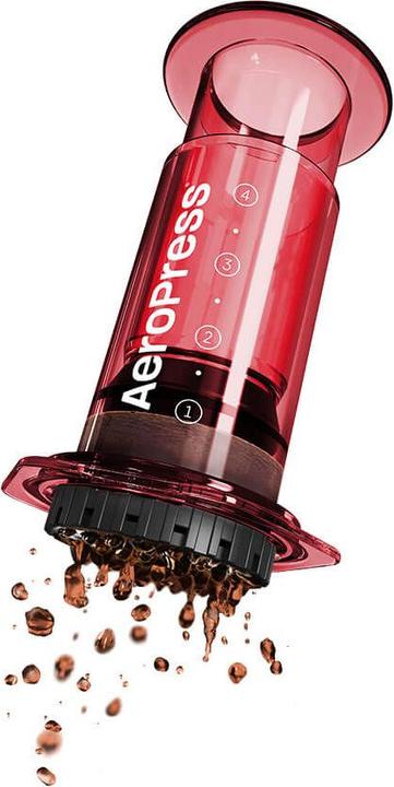 Image du produit Aeropress Coffee Maker, Clear Red (0.28 l)