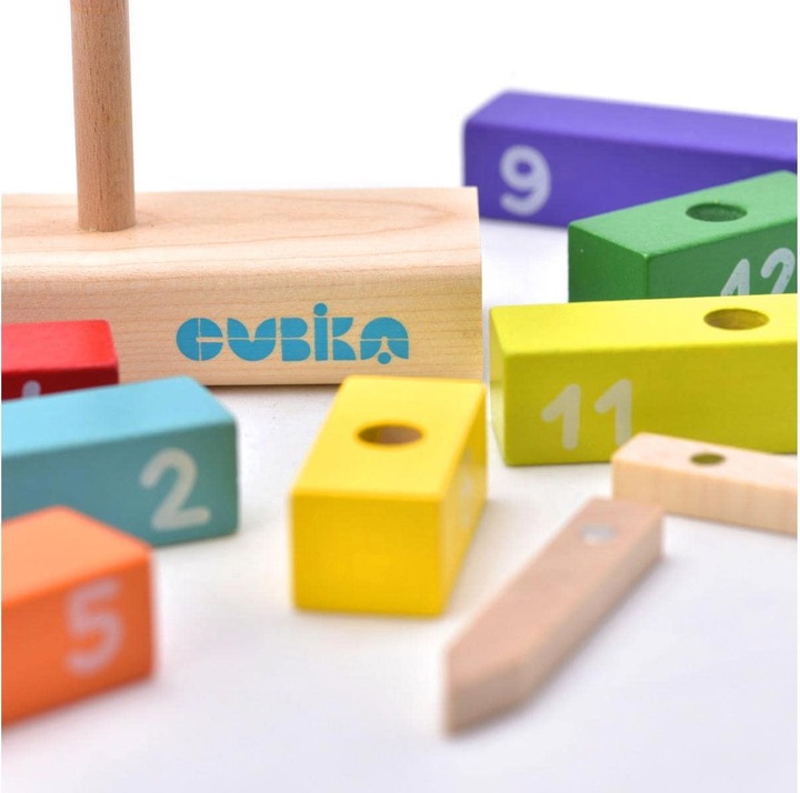 Actual product image Cubika Wooden kit clock