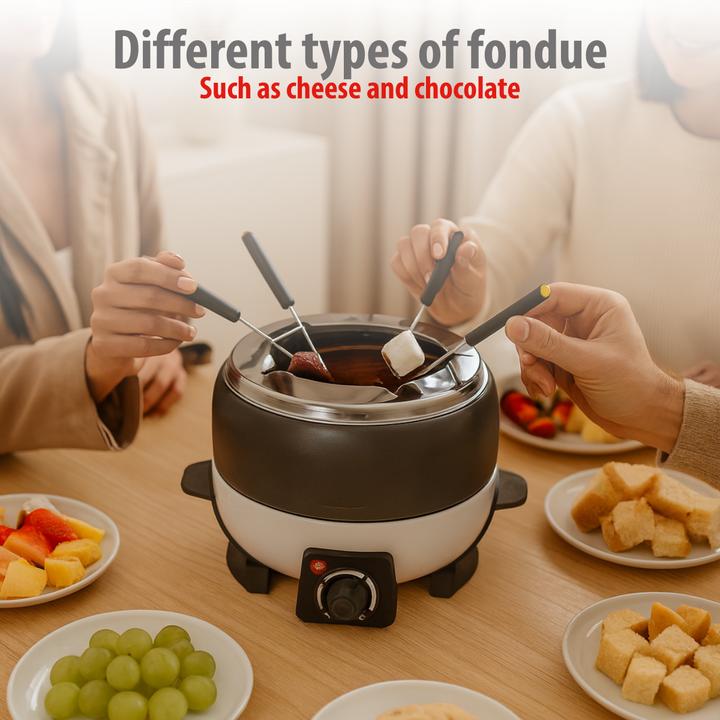 Actual product image Cuisinier Deluxe Fondue set (Chinoise Fondue, Fondue Bourguignonne)