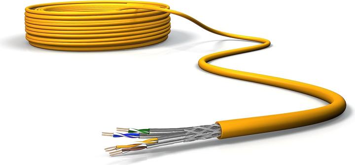 Image du produit Draka Câble de pose UC1500 HS22, Cat 7A, S/FTP, PiMF, orange, anneau de 100m (S/FTP, CAT7a, 100 m)