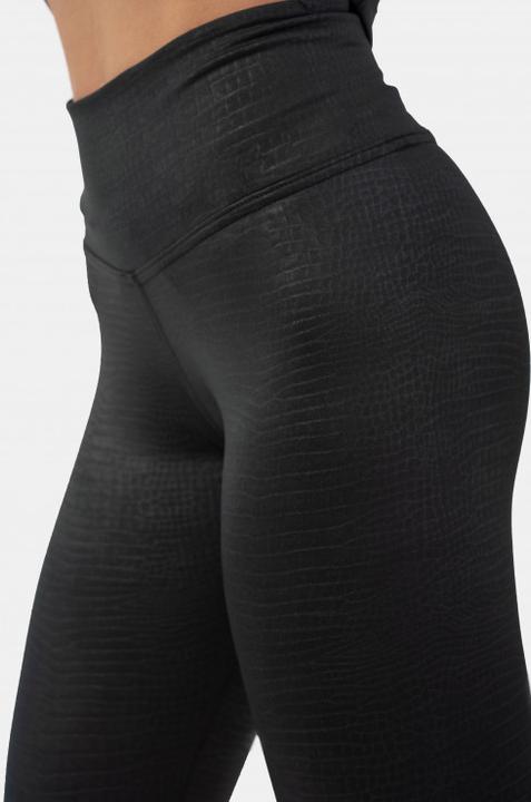 Image du produit Nebbia Leggings Python SnakeSkin taille haute 407 noir (XS)