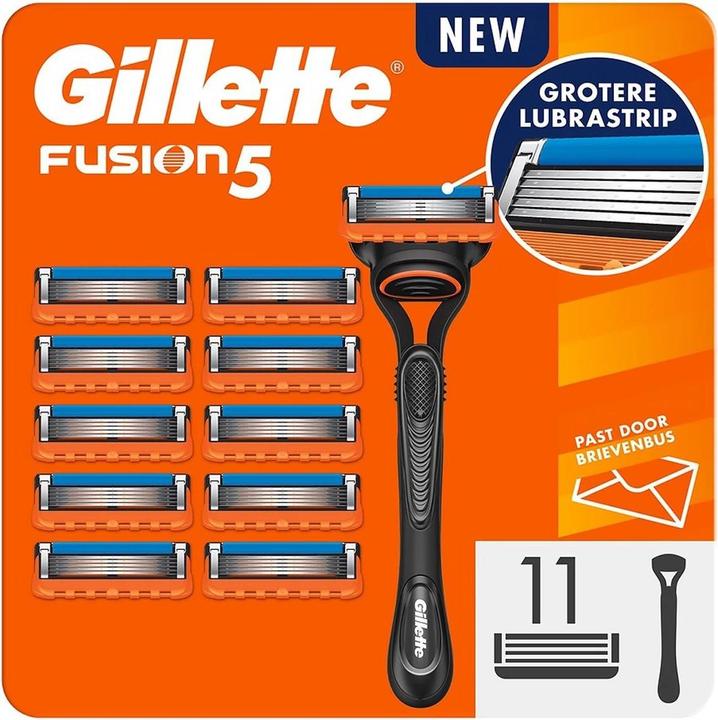 Immagine prodotto Gillette FUSION, 11 blades + handle, ECOM