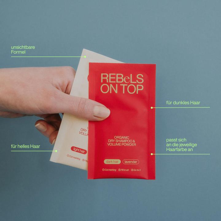 Immagine prodotto Rebels on Top Trockenshampoo Dark Refill (Shampoo secco)