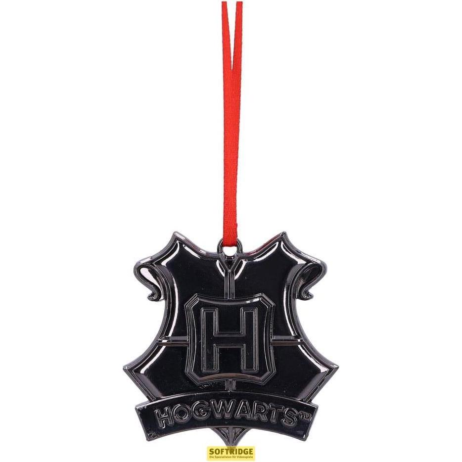 Nemesis Now, Christbaumschmuck, Harry Potter décoration sapin Hogwarts Crest (Silver) 6 cm (1 -teilig)