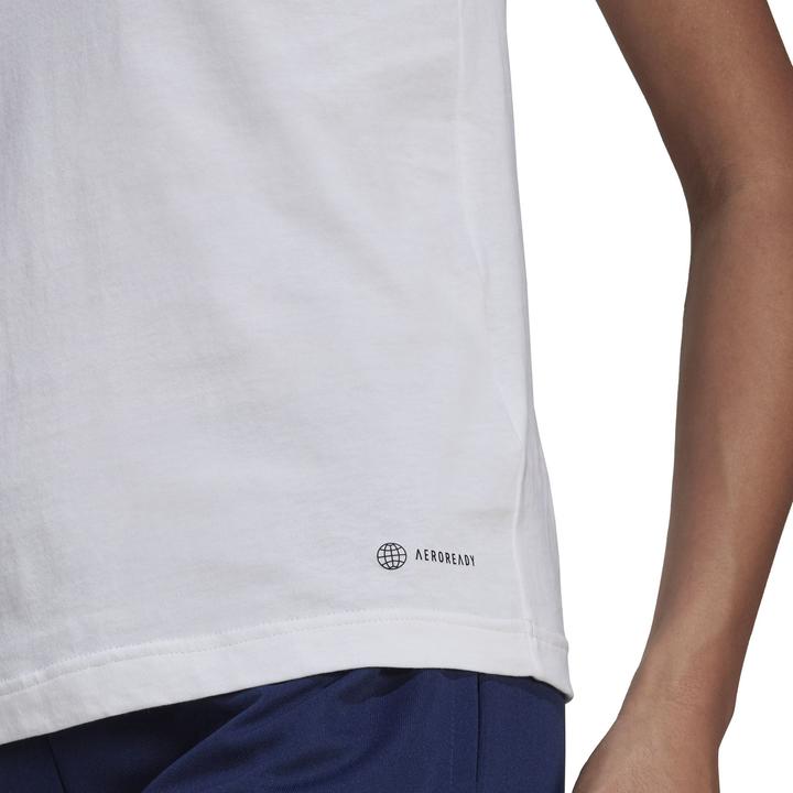 Actual product image adidas Koszulka damska Entrada 22 Tee biała HC0442 (2XS) (XXS)