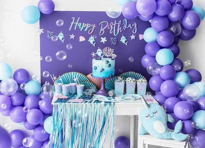 Produktbild Partydeco Strong Balloons 27cm, Pastel Lavender Blue (1 pkt / 100 pc.) (100x)