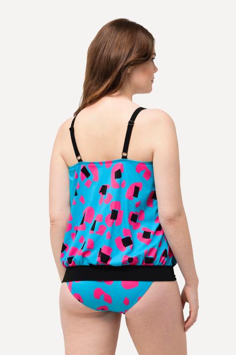 Produktbild Ulla Popken Tankini, Neon-Leomuster, Softcups, Träger verstellbar (42, 44)
