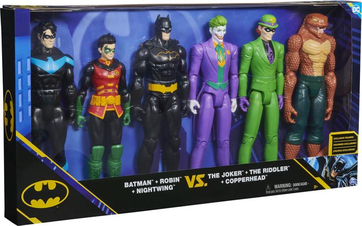 Image du produit Spin Master DC Comics, Coffret de 6 personnages Batman