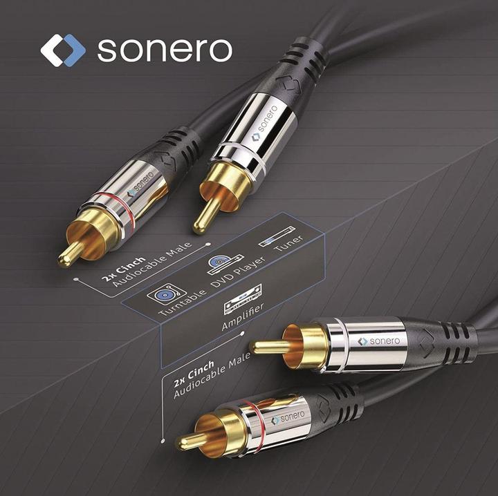 Produktbild Sonero Audio-Kabel Cinch - Cinch 15 m (15 m, Cinch)
