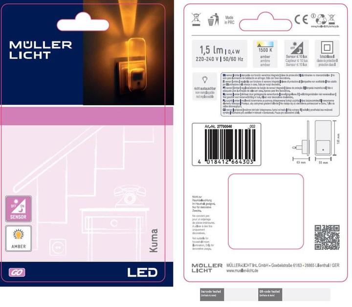 Produktbild Müller Licht Kuma Sensor LED-Orientierungslicht