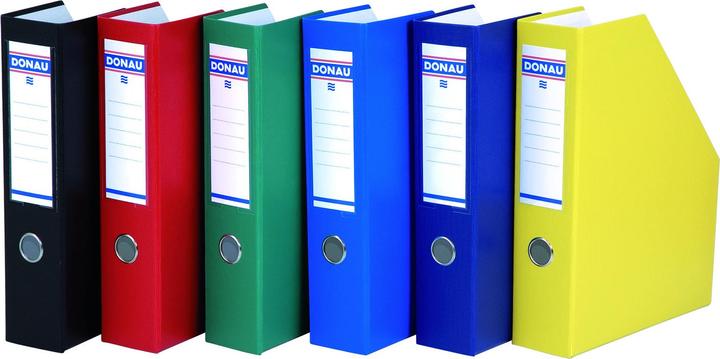 Actual product image Donau grid upright collector, pp, a4, foldable, yellow (A4)