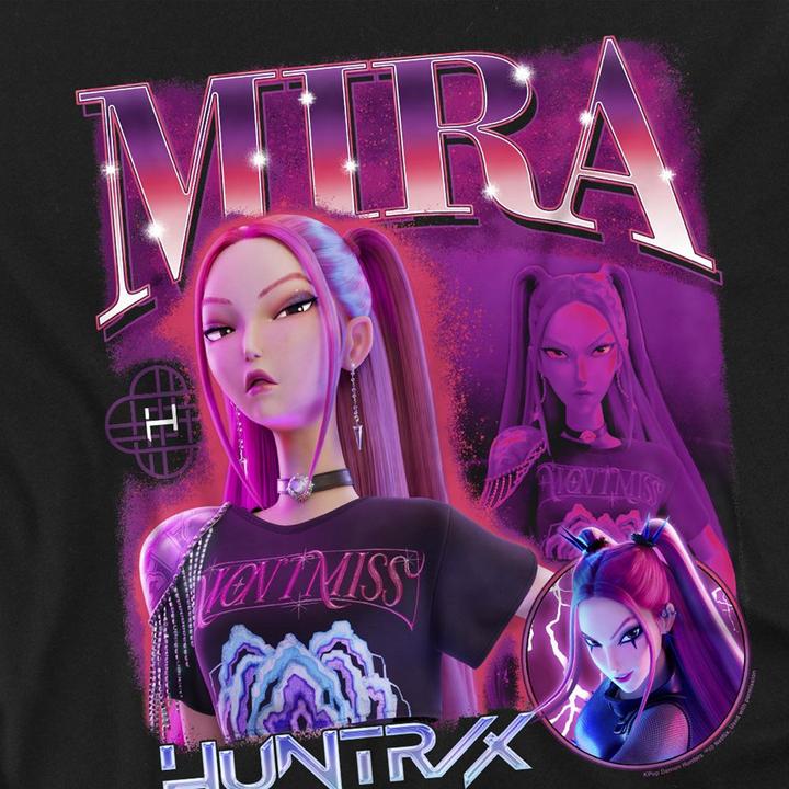Immagine prodotto K-Pop Demon Hunters Huntr/X Maglietta Oversize Mira Bootleg Donna (XL)