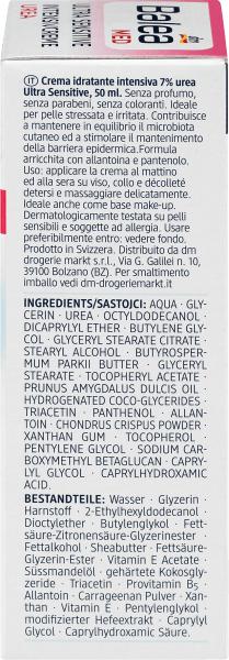 Produktbild dm Balea MED Intensivcreme Urea Ultra Sensitive (50 ml, Tagescreme)