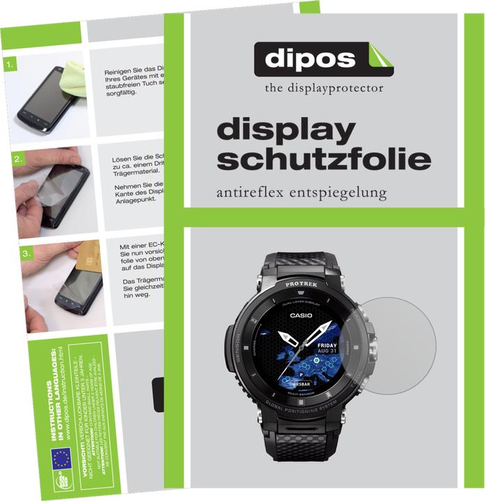 Actual product image Dipos Screen Protector Anti-Glare (Pro Trek Smart WSD-F30)
