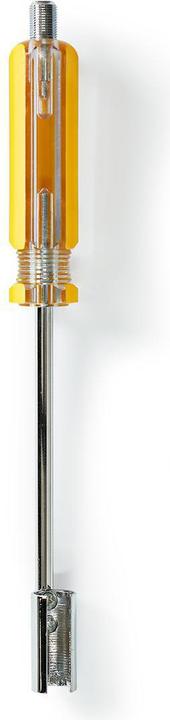 Image du produit Nedis Tournevis Connecteur F Acier Transparent/Jaune