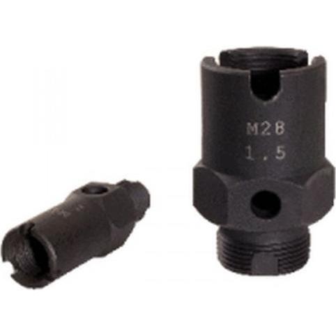 KS Tools, Gewindeschneider + Gewindebohrer, Gewinde-Reparaturkörper für Innen+Aussengewinde, M27x2
