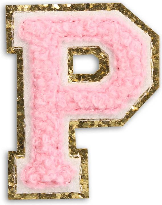 Actual product image PhoneLook Sticker Sticker for mobile/tablet/computer 3D embroidered letter P