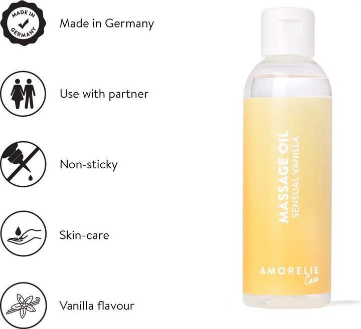Actual product image Amorelie Massage Oil 100 ml Sensual Vanilla (100 ml)