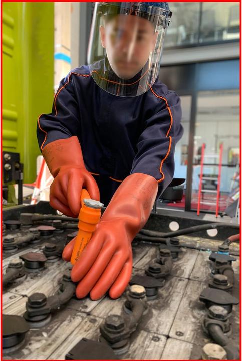 Actual product image KS Tools Face shield with headband