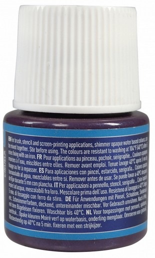 Actual product image Pebeo Setacolor Opaque (Shimmering plum purple, 45 ml)