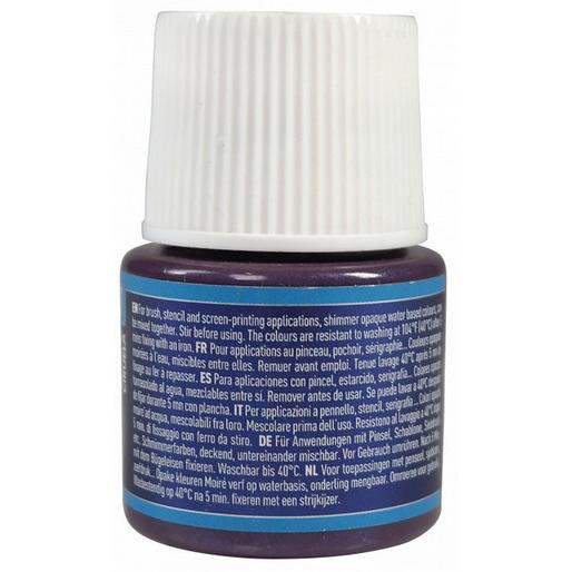 Thumbnail - Pebeo, Künstlerfarbe + Bastelfarbe, Setacolor Opak Schimmerndes (Schimmerndes Pflaumenlila, 45 ml)