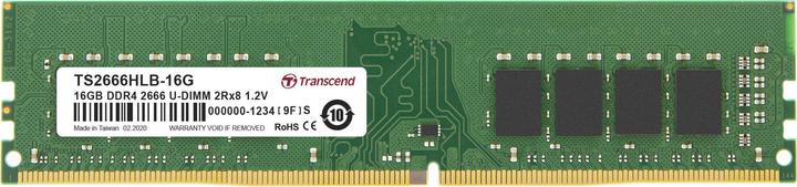 Actual product image Transcend 16GB JM DDR4 2666MHZ (1 x 16GB, 2666 MHz, DDR4-RAM, DIMM)