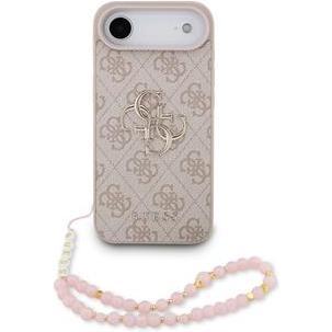 Guess PU 4G Metal Logo Strap Case for iPhone Air Pink (Apple iPhone Air), Cover smartphone, Pink