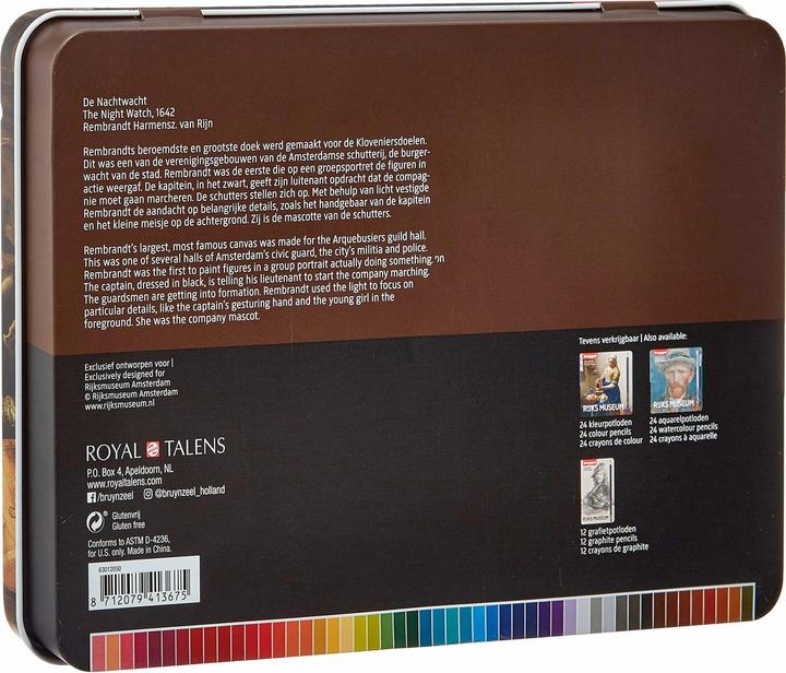 Actual product image Bruynzeel Rijksmuseum Kleurpotloden, 50st. (Colored, 50 x)