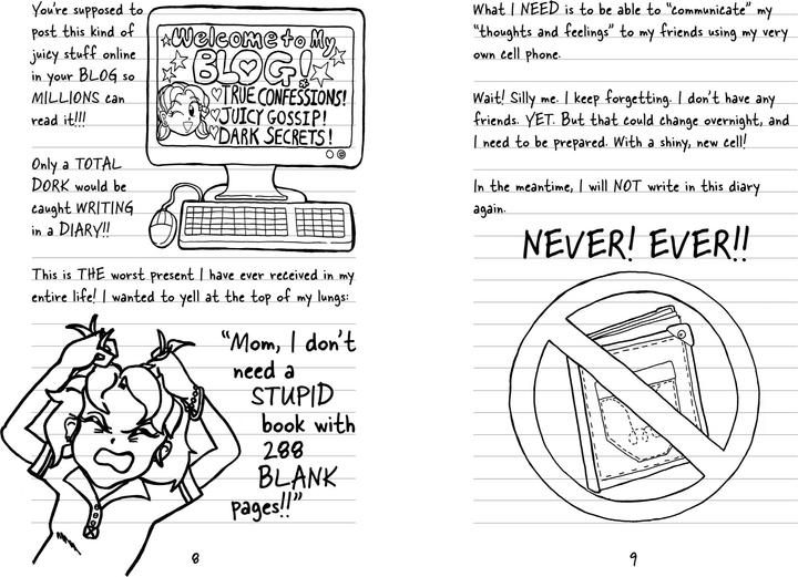 Produktbild Dork Diaries 1 (Englisch, Rachel Renée Russell, 2009)