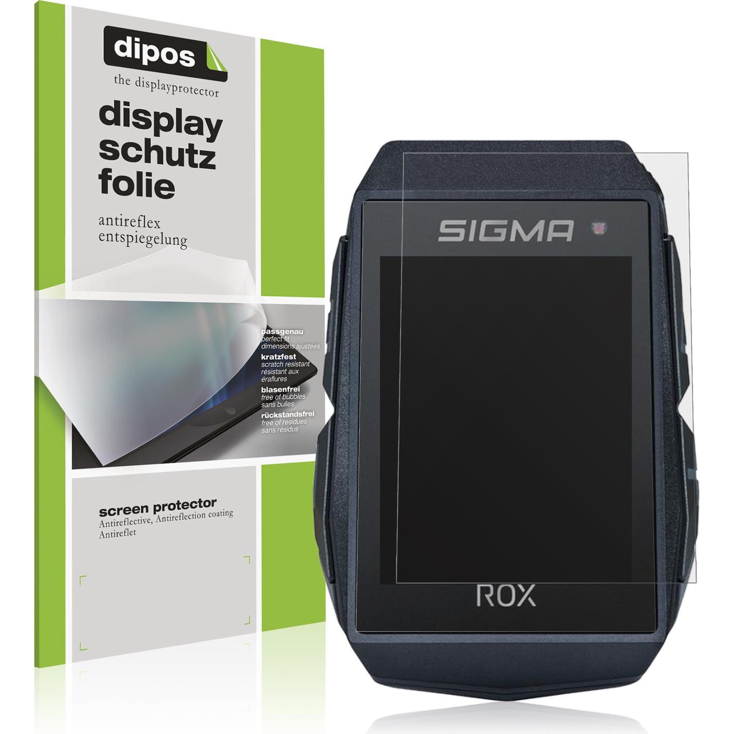 Dipos, Fahrzeug Navigation Zubehör, Schutzfolie Matt für Sigma Rox 11.1
