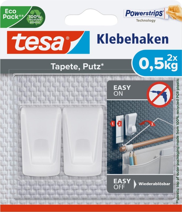 Actual product image tesa Adhesive hooks