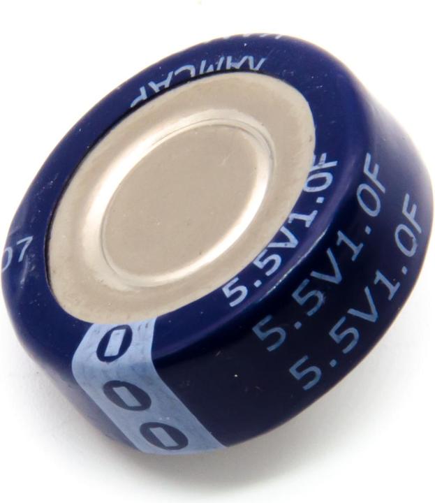 Actual product image Purecrea 1.0F 5.5V flat supercapacitor DYNACAP