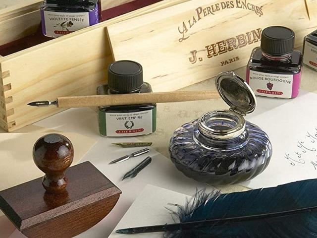 Actual product image Jacques Herbin Ink Boxes (Violet)