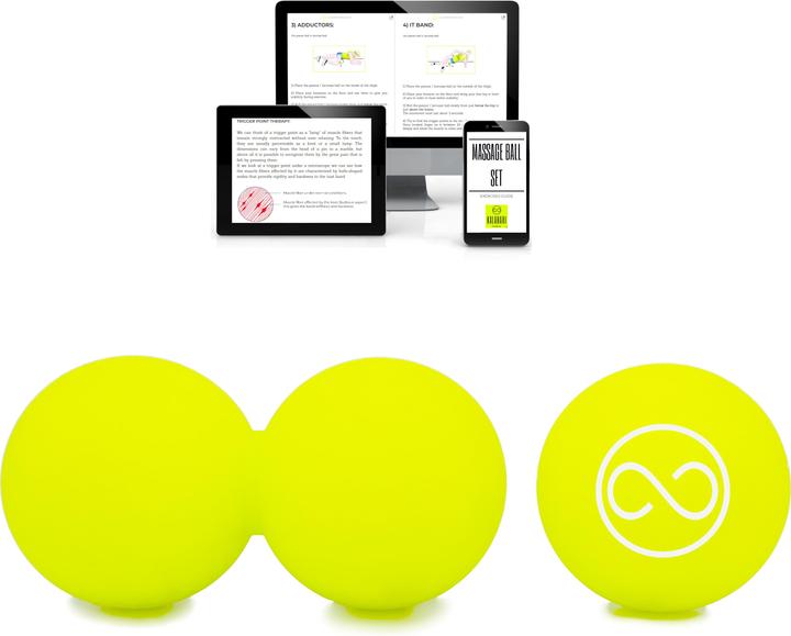 Produktbild Kalahari 4 Wellness Muskelmassagebälle, Duoball und Faszienball