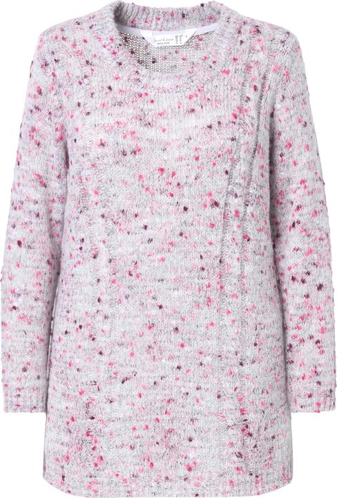 Immagine prodotto Janet & Joyce Pullover, Classic Fit, Noppengarn, Zopfmuster (42, 44)