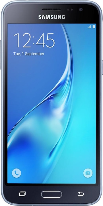 Samsung Galaxy J3 (2016) (8 GB, Black, 5", Hybrid Dual SIM, 8 Mpx, 4G)