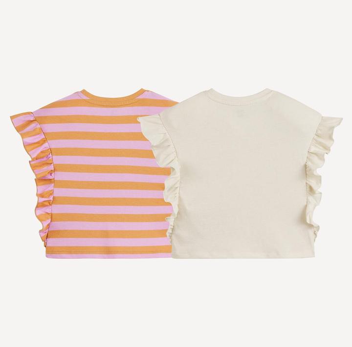 Produktbild La Redoute Collections 2er-Pack T-Shirts mit Volants (104)
